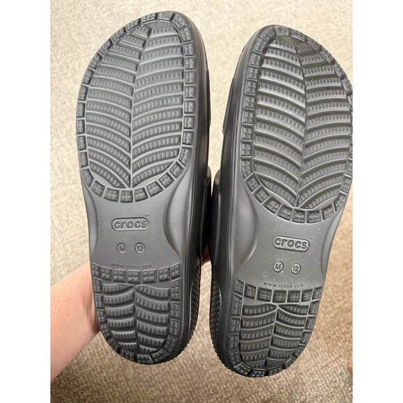 Croc’s black slide on sandal men’s 12 main image 5